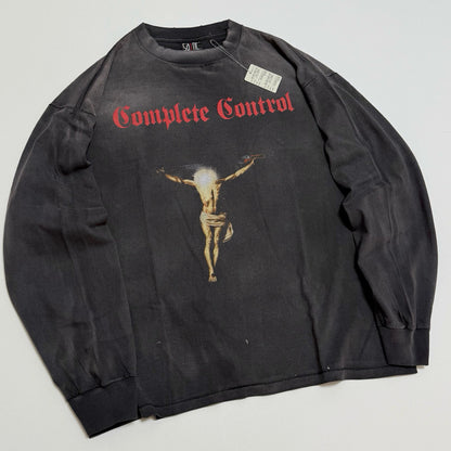 SAINT Mxxxxxx × Kosuke Kawamura KK_LS TEE/COMPLETE CONTRL/BLK