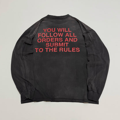 SAINT Mxxxxxx × Kosuke Kawamura KK_LS TEE/COMPLETE CONTRL/BLK